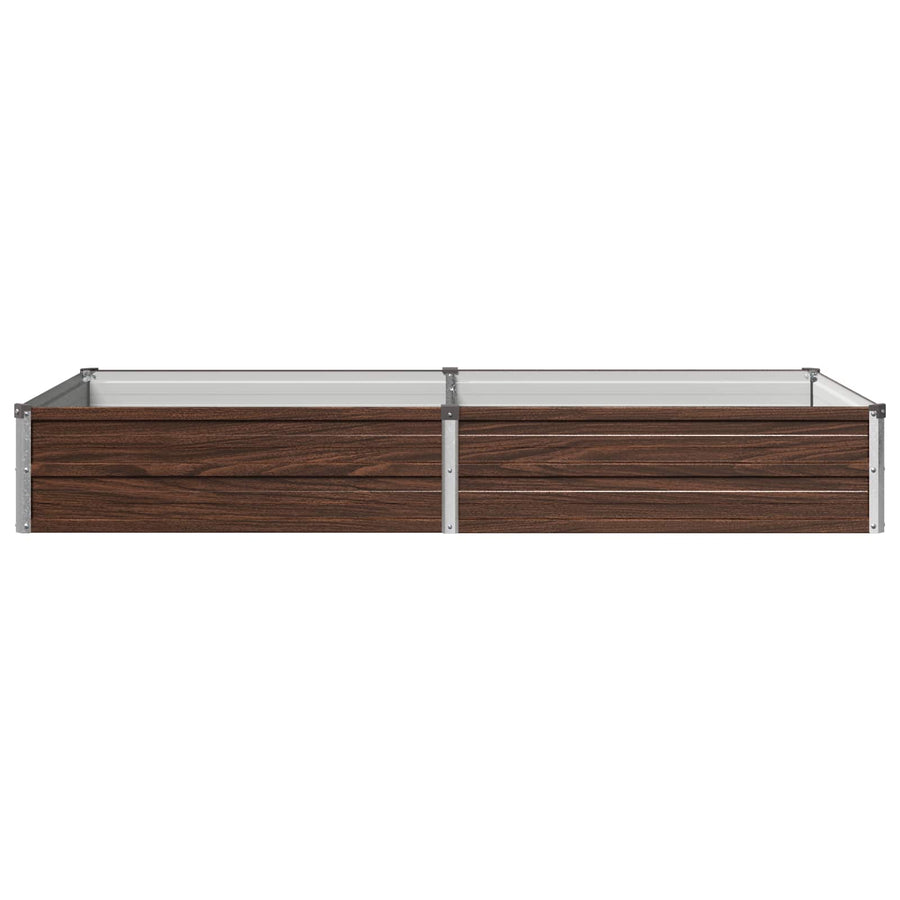 Verhoogd Tuinbed Zwart 160 x 80 x 24 cm koudgewalst staal