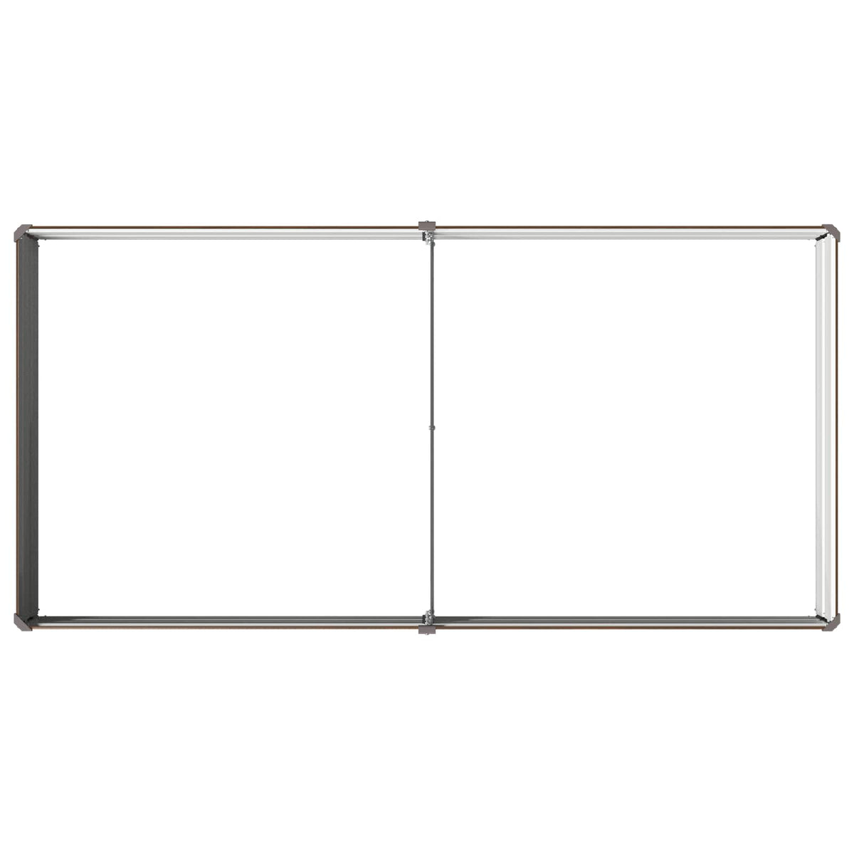 Verhoogd Tuinbed Zwart 160 x 80 x 24 cm koudgewalst staal
