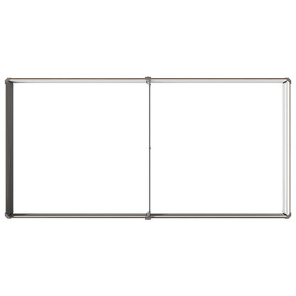 Verhoogd Tuinbed Zwart 160 x 80 x 24 cm koudgewalst staal