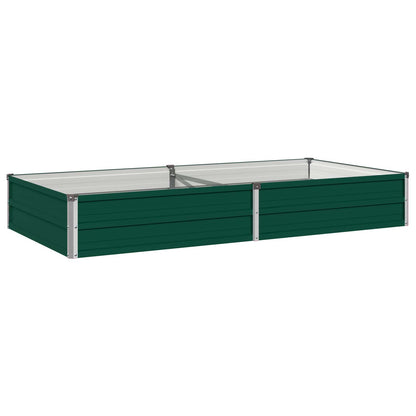 Verhoogd Tuinbed Groen 160 x 80 x 24 cm koudgewalst stalen
