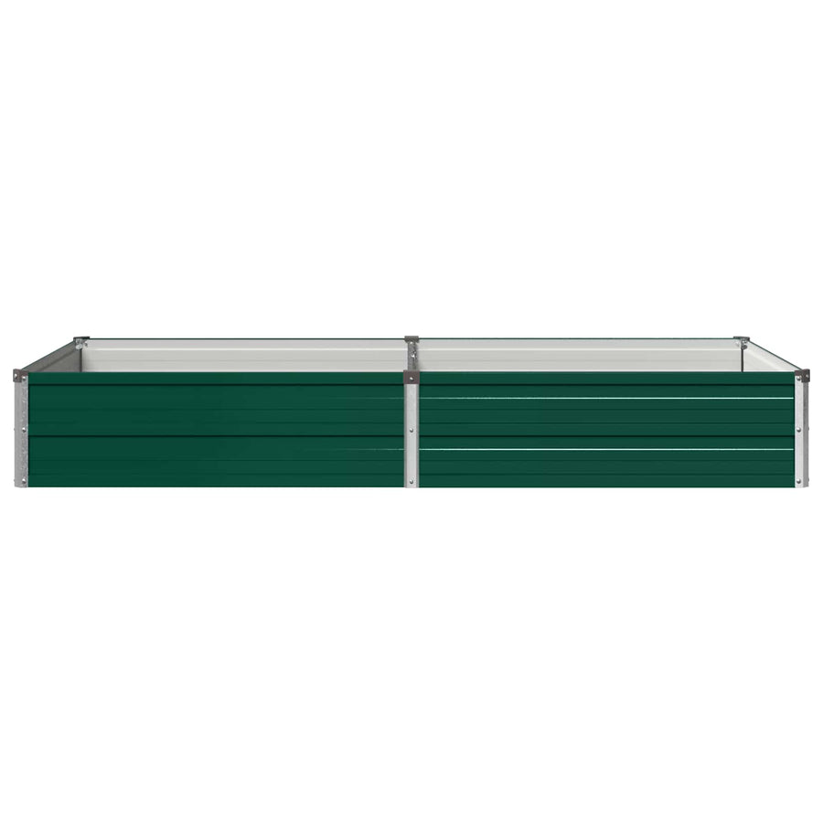 Verhoogd Tuinbed Groen 160 x 80 x 24 cm koudgewalst stalen