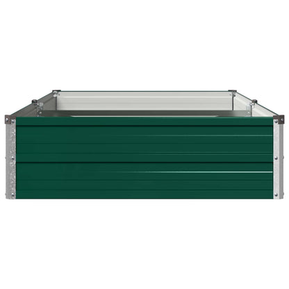 Verhoogd Tuinbed Groen 160 x 80 x 24 cm koudgewalst stalen