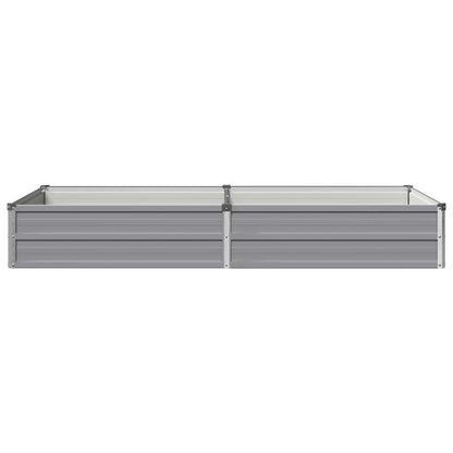 Verhoogd Tuinbed Grijs 160 x 80 x 24 cm koudgewalst staal