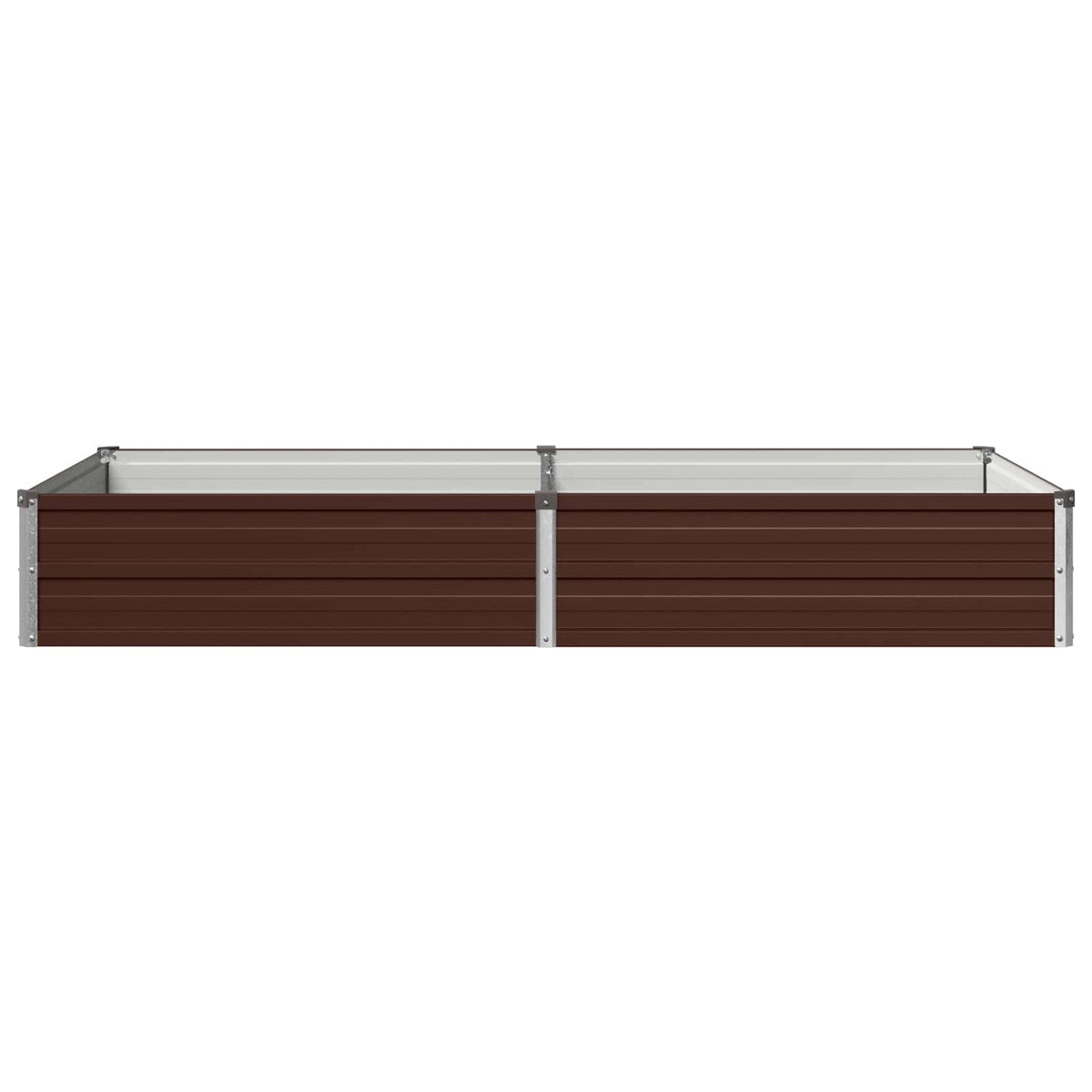 Verhoogd Tuinbed Bruin 160 x 80 x 24 cm koudgewalst staal