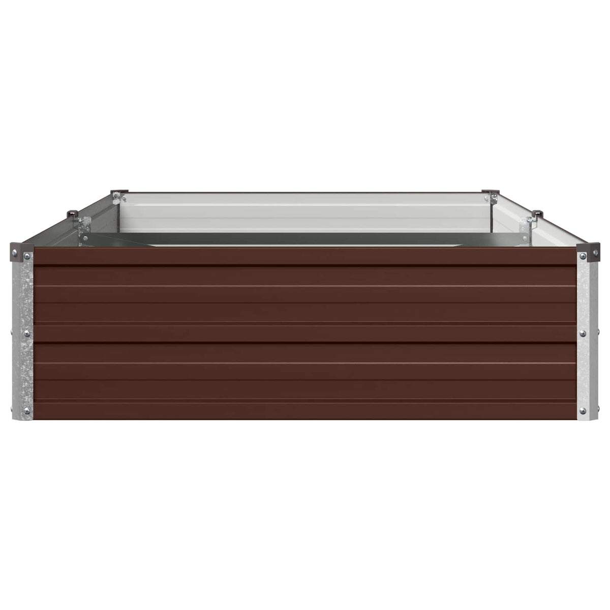 Verhoogd Tuinbed Bruin 160 x 80 x 24 cm koudgewalst staal