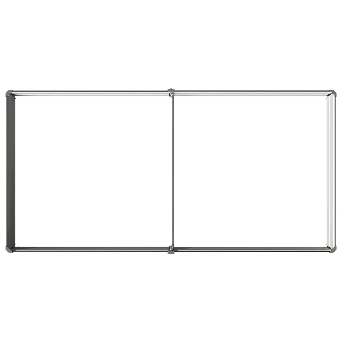 Verhoogd Tuinbed Bruin 160 x 80 x 24 cm koudgewalst staal