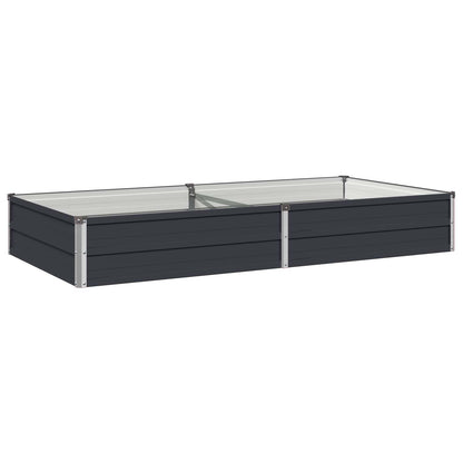 Verhoogd Tuinbed Antracietkleurig 160 x 80 x 24 cm