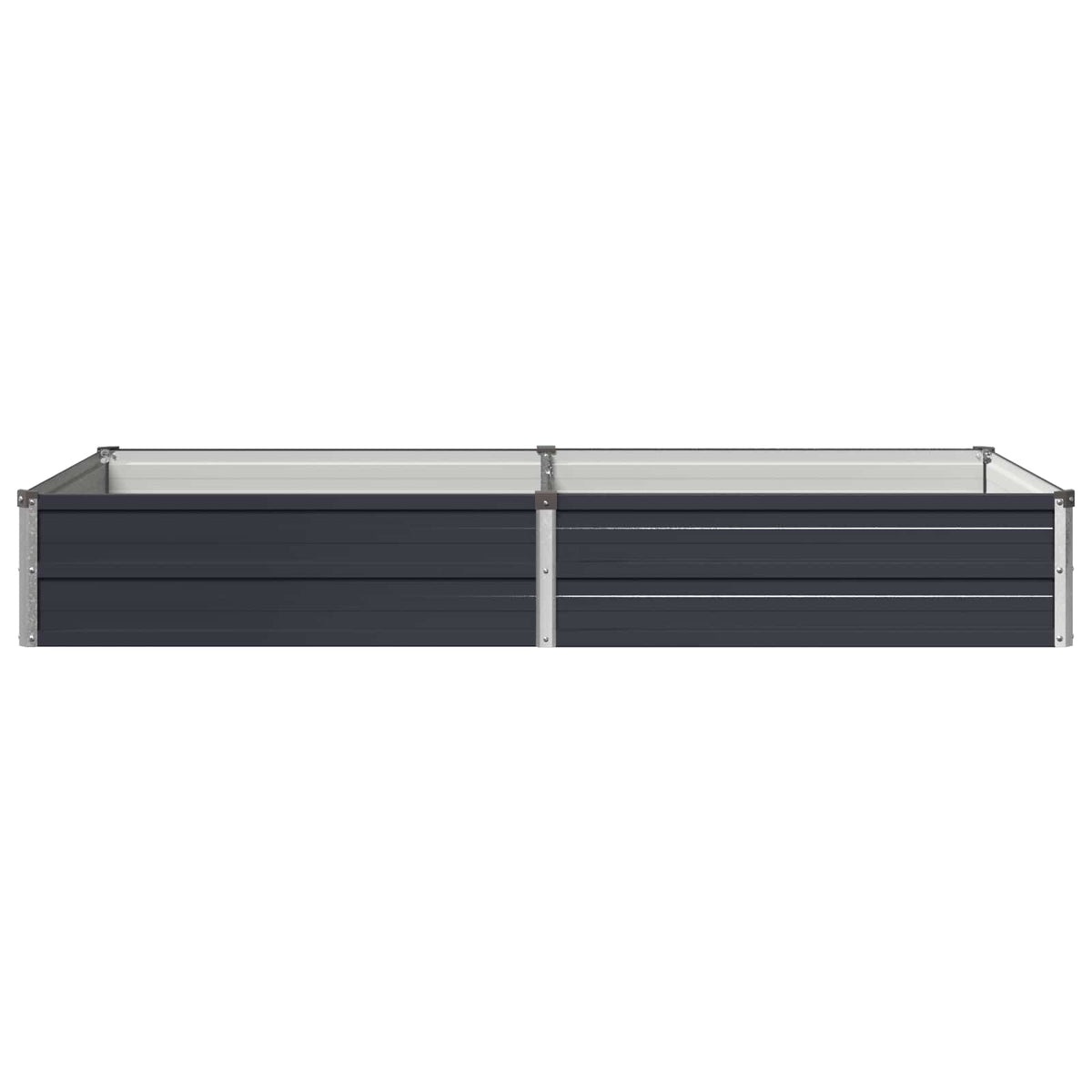 Verhoogd Tuinbed Antracietkleurig 160 x 80 x 24 cm