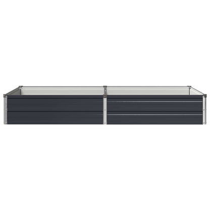 Verhoogd Tuinbed Antracietkleurig 160 x 80 x 24 cm