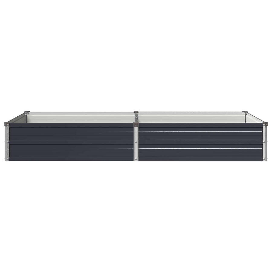 Verhoogd Tuinbed Antracietkleurig 160 x 80 x 24 cm