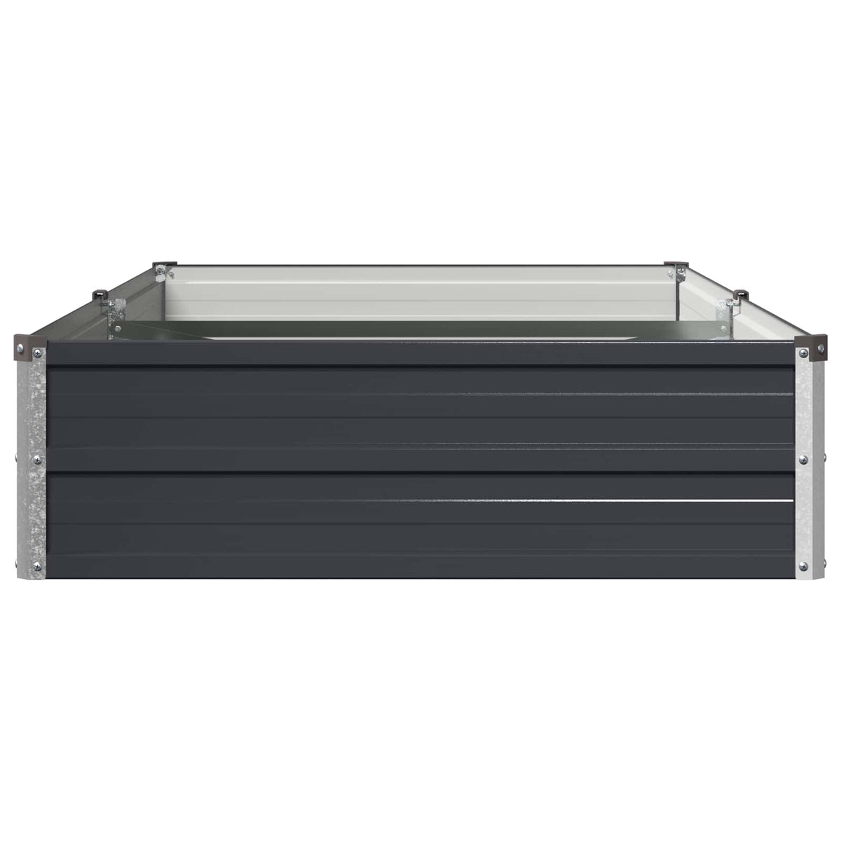 Verhoogd Tuinbed Antracietkleurig 160 x 80 x 24 cm