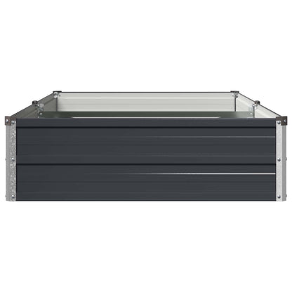 Verhoogd Tuinbed Antracietkleurig 160 x 80 x 24 cm