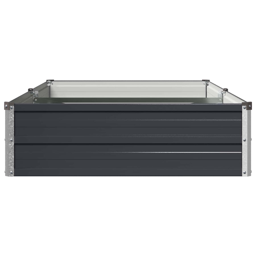 Verhoogd Tuinbed Antracietkleurig 160 x 80 x 24 cm