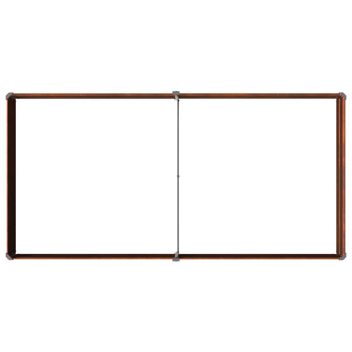 Verhoogd Tuinbed Roestig 160 x 80 x 24 cm corton