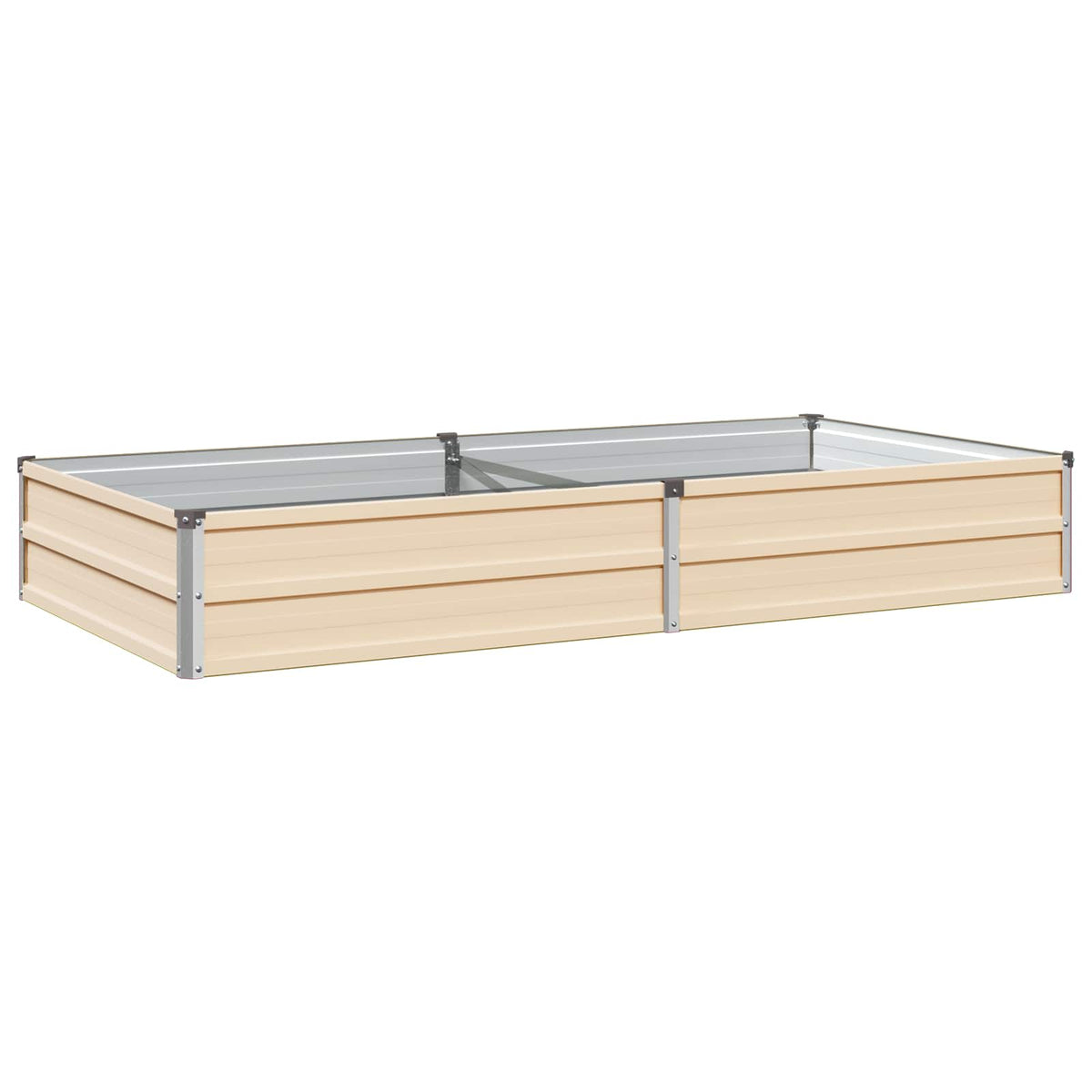 Verhoogd Tuinbed Ivoor 160 x 80 x 24 cm koudgewalst staal