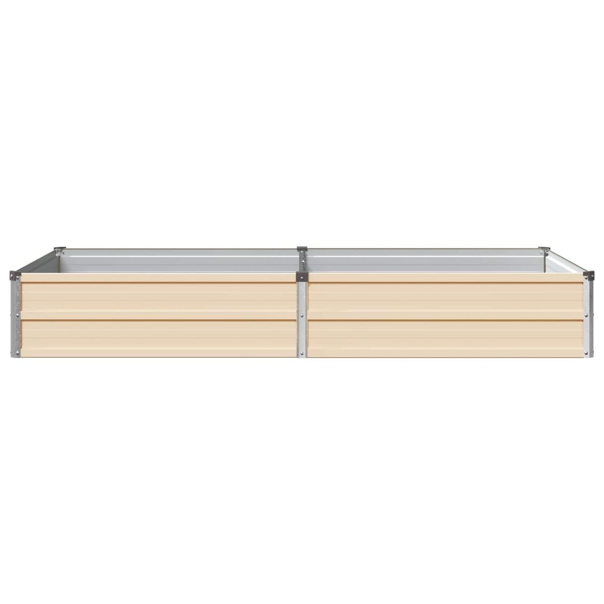 Verhoogd Tuinbed Ivoor 160 x 80 x 24 cm koudgewalst staal