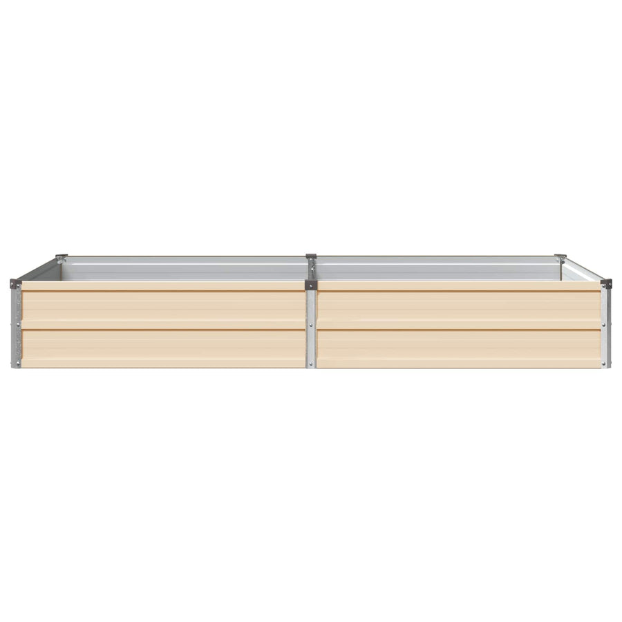 Verhoogd Tuinbed Ivoor 160 x 80 x 24 cm koudgewalst staal