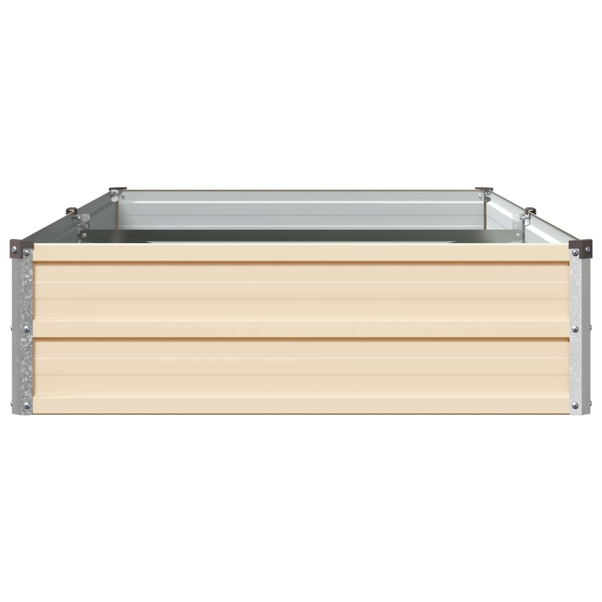 Verhoogd Tuinbed Ivoor 160 x 80 x 24 cm koudgewalst staal