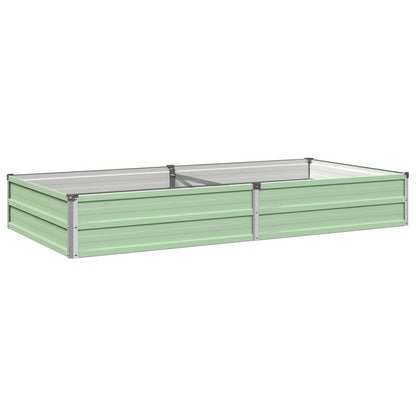 Verhoogd Tuinbed Pastelgroen 160 x 80 x 24 cm koudgewalst staal