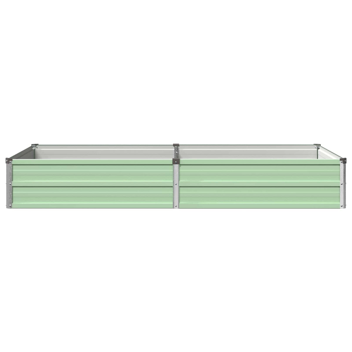 Verhoogd Tuinbed Pastelgroen 160 x 80 x 24 cm koudgewalst staal