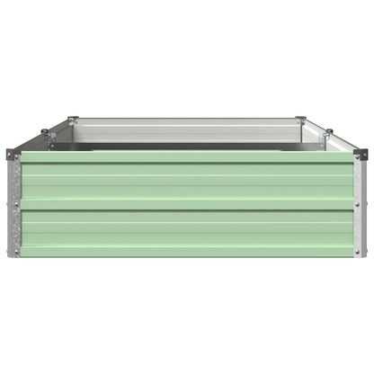 Verhoogd Tuinbed Pastelgroen 160 x 80 x 24 cm koudgewalst staal