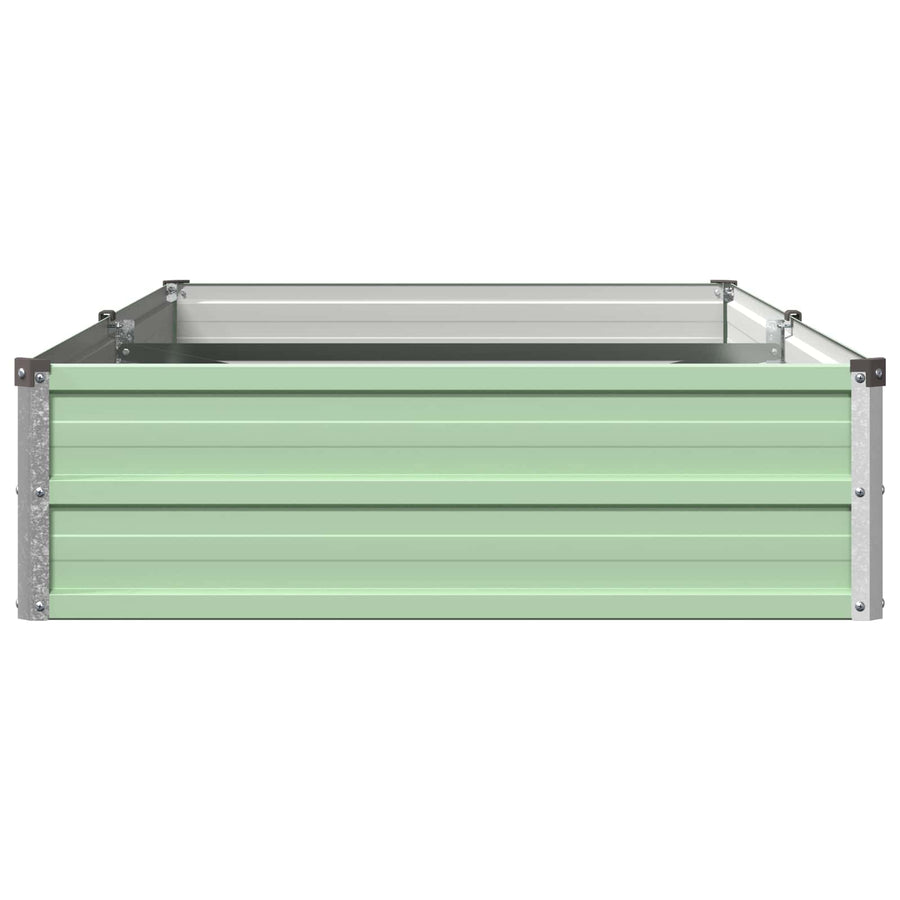 Verhoogd Tuinbed Pastelgroen 160 x 80 x 24 cm koudgewalst staal