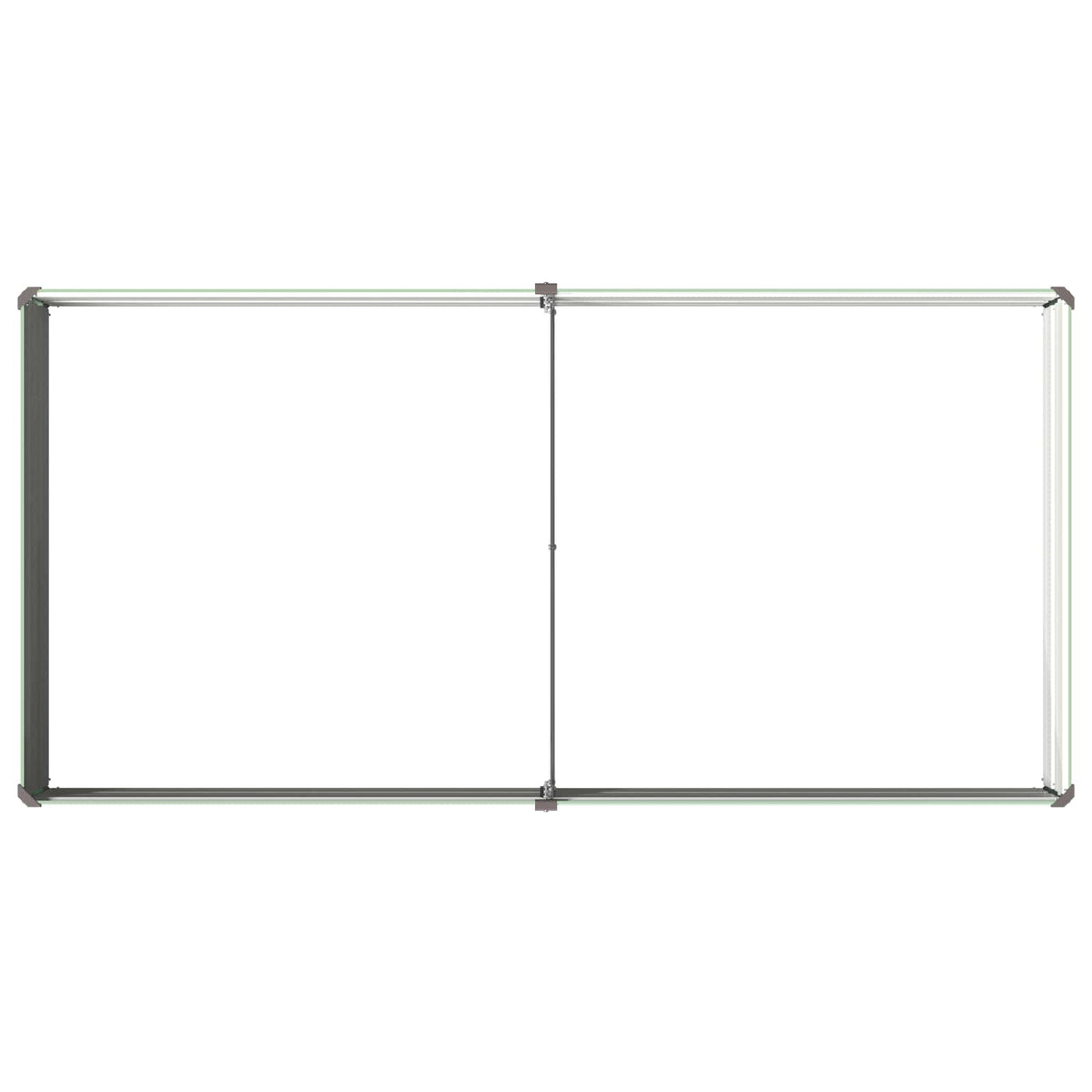 Verhoogd Tuinbed Pastelgroen 160 x 80 x 24 cm koudgewalst staal