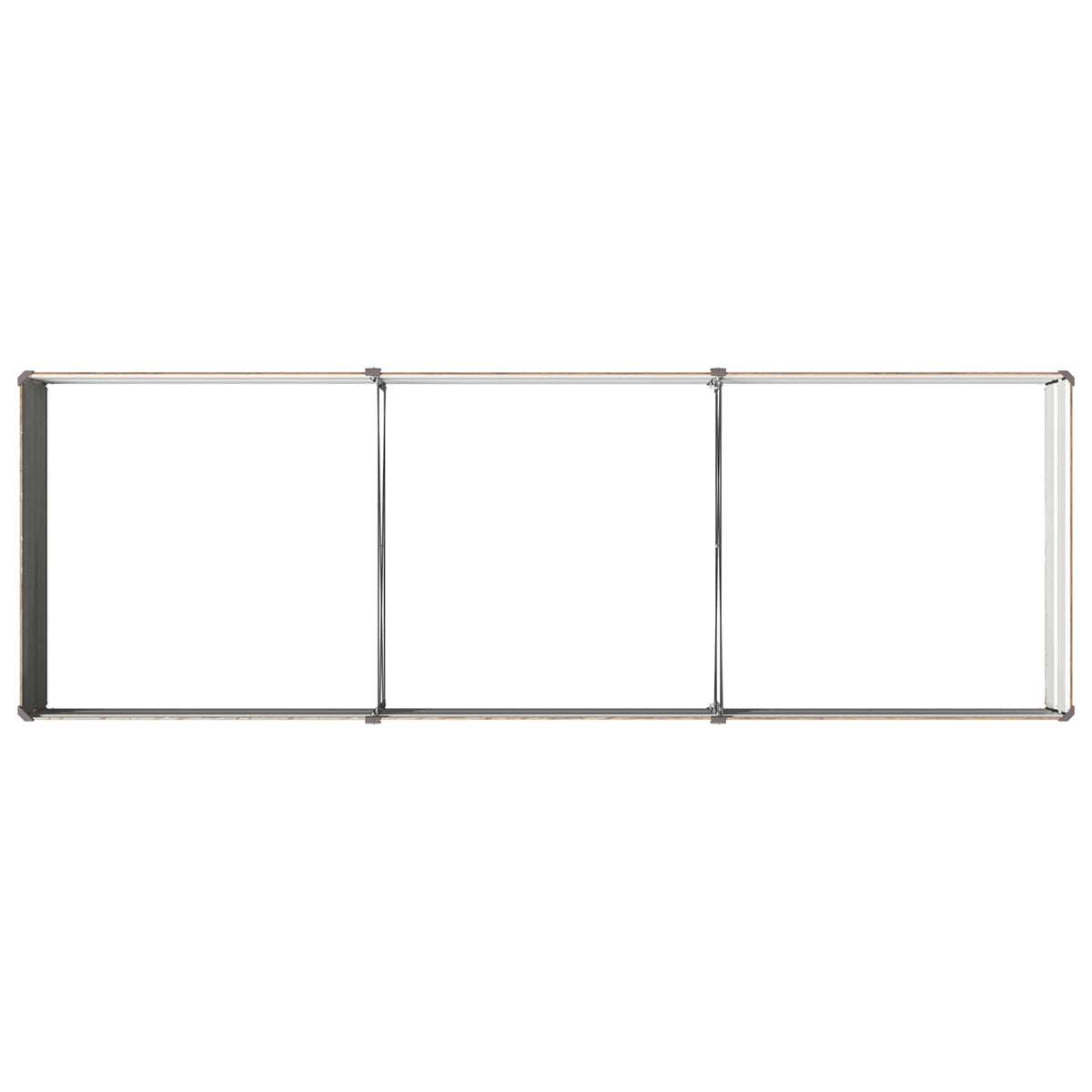 Verhoogd Tuinbed Houtbruin 240 x 80 x 24 cm koudgewalst staal