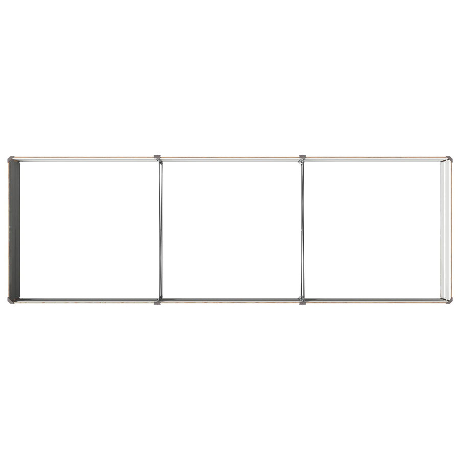 Verhoogd Tuinbed Houtbruin 240 x 80 x 24 cm koudgewalst staal