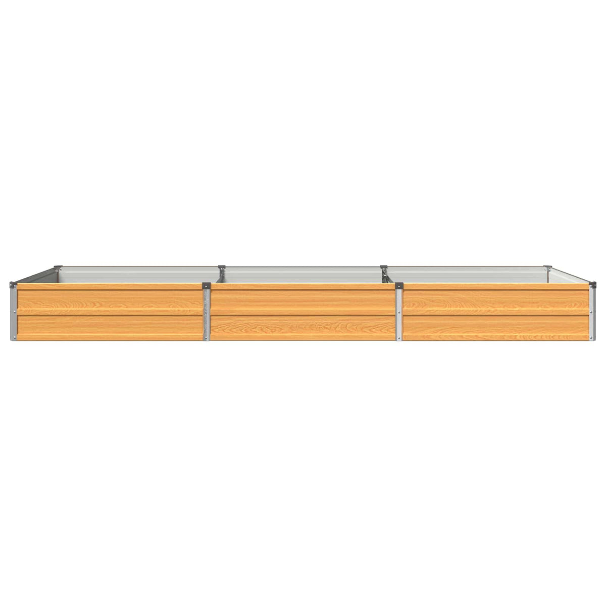 Verhoogd Tuinbed Naturel 240 x 80 x 24 cm koudgewalst staal