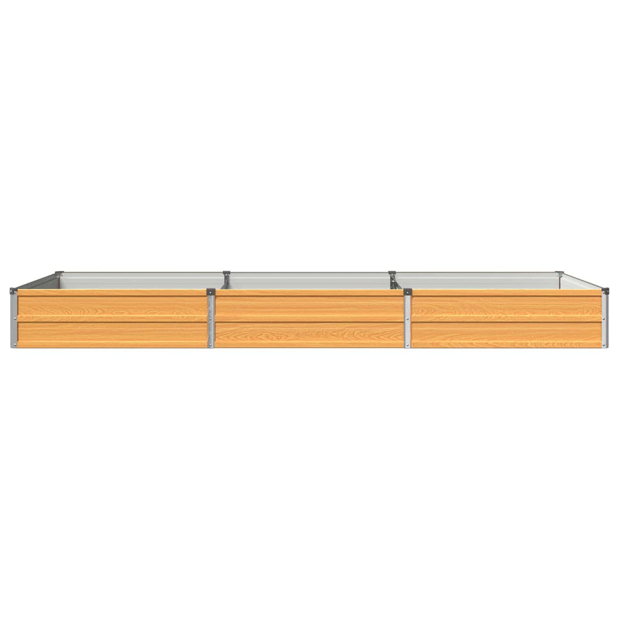 Verhoogd Tuinbed Naturel 240 x 80 x 24 cm koudgewalst staal