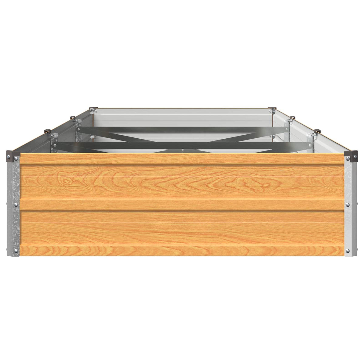 Verhoogd Tuinbed Naturel 240 x 80 x 24 cm koudgewalst staal
