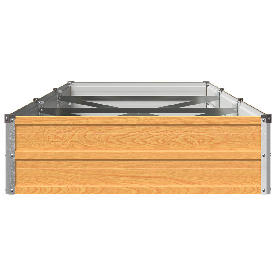Verhoogd Tuinbed Naturel 240 x 80 x 24 cm koudgewalst staal