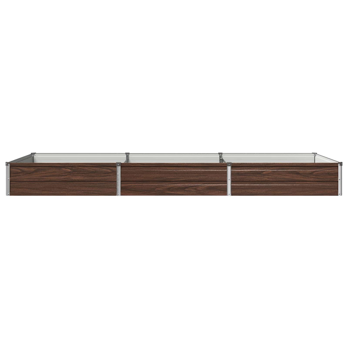 Verhoogd Tuinbed Zwart 240 x 80 x 24 cm koudgewalst staal