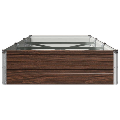 Verhoogd Tuinbed Zwart 240 x 80 x 24 cm koudgewalst staal