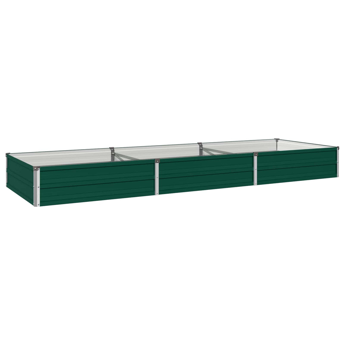 Verhoogd Tuinbed Groen 240 x 80 x 24 cm koudgewalst stalen