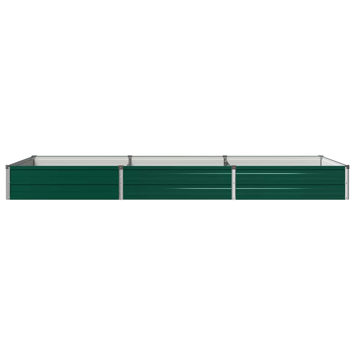 Verhoogd Tuinbed Groen 240 x 80 x 24 cm koudgewalst stalen