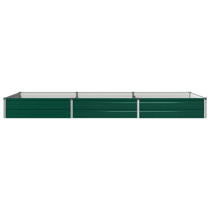 Verhoogd Tuinbed Groen 240 x 80 x 24 cm koudgewalst stalen