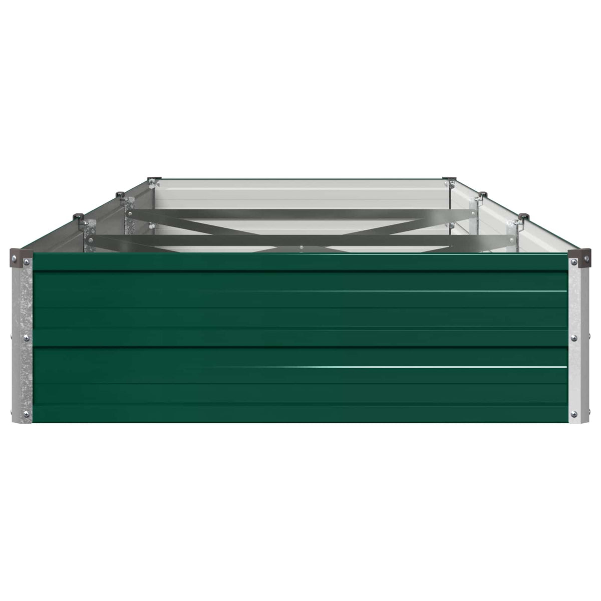 Verhoogd Tuinbed Groen 240 x 80 x 24 cm koudgewalst stalen
