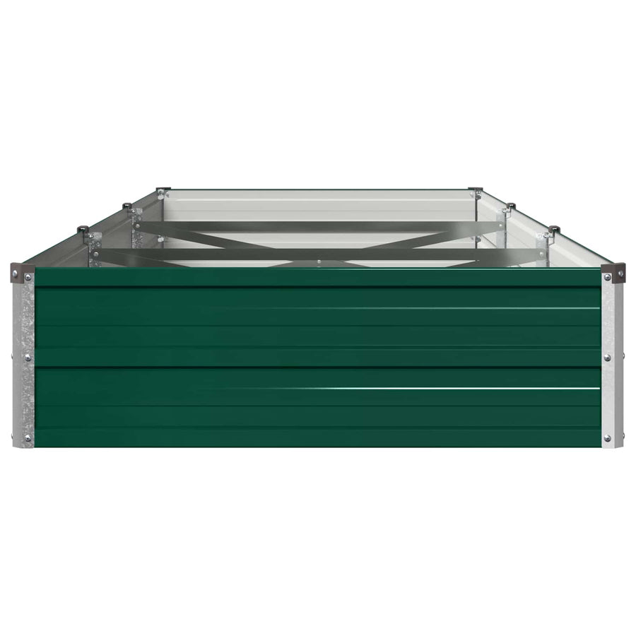 Verhoogd Tuinbed Groen 240 x 80 x 24 cm koudgewalst stalen