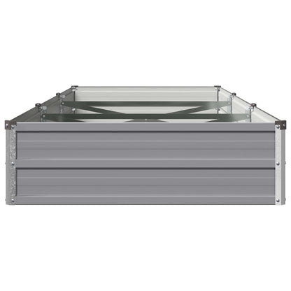 Verhoogd Tuinbed Grijs 240 x 80 x 24 cm koudgewalst staal