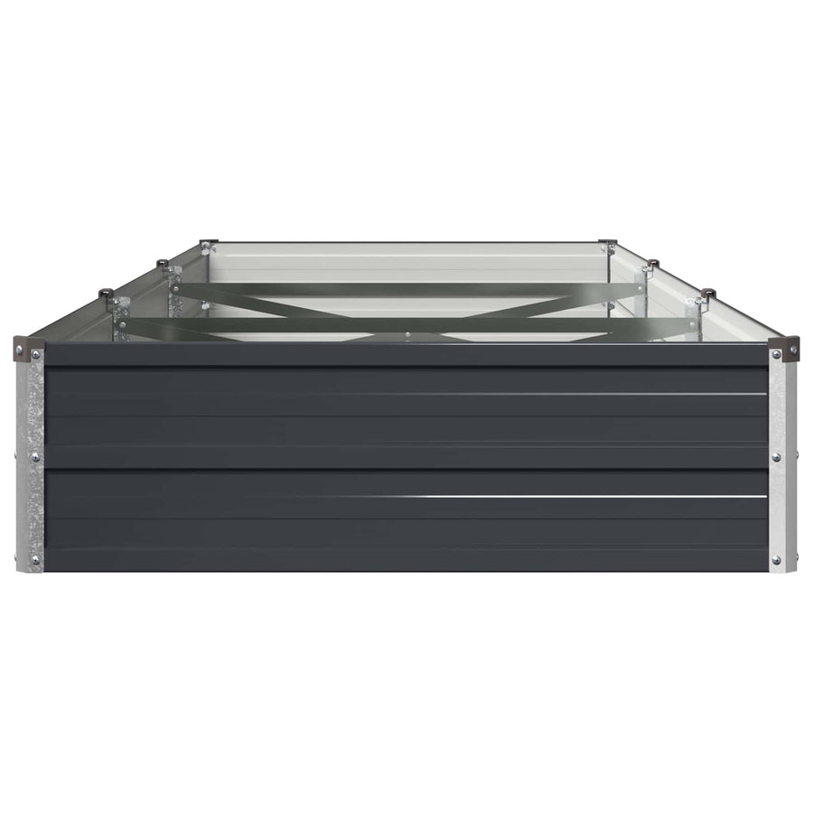 Verhoogd Tuinbed Antracietkleurig 240 x 80 x 24 cm