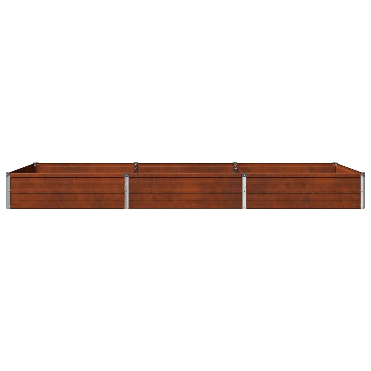Verhoogd Tuinbed Roestig 240 x 80 x 24 cm corton