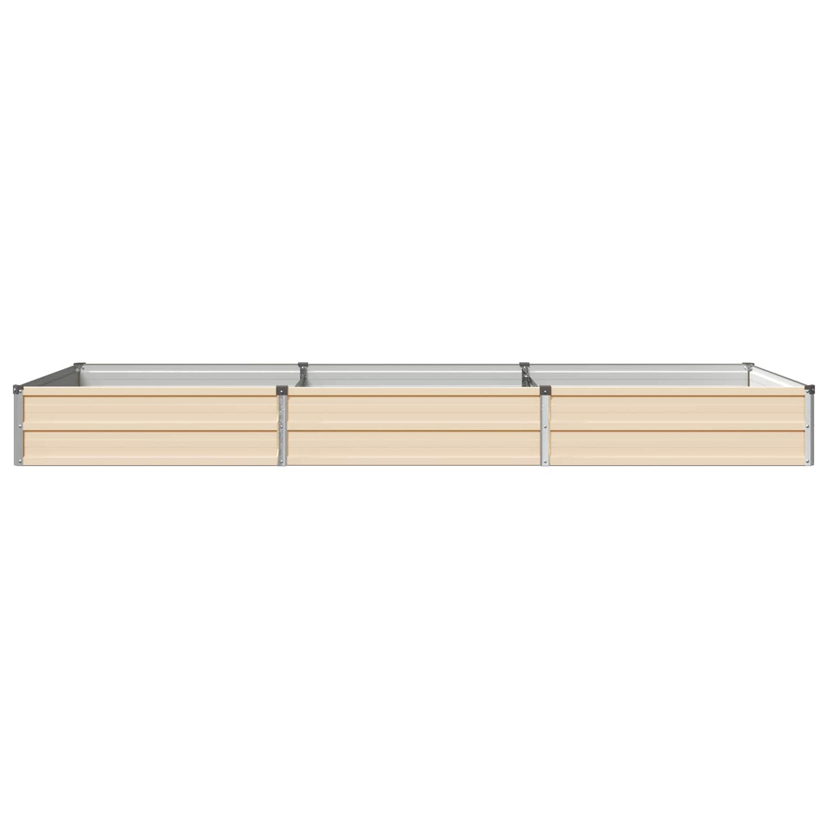 Verhoogd Tuinbed Ivoor 240 x 80 x 24 cm koudgewalst staal