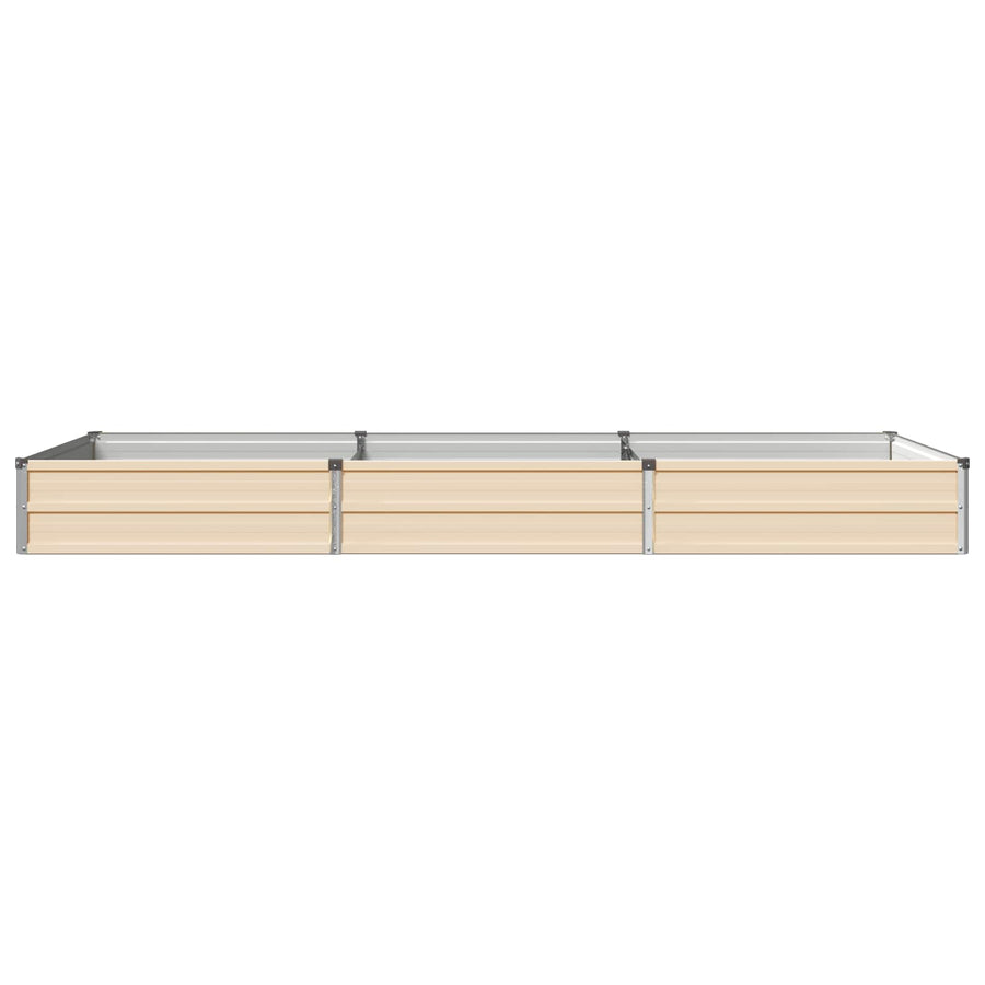 Verhoogd Tuinbed Ivoor 240 x 80 x 24 cm koudgewalst staal