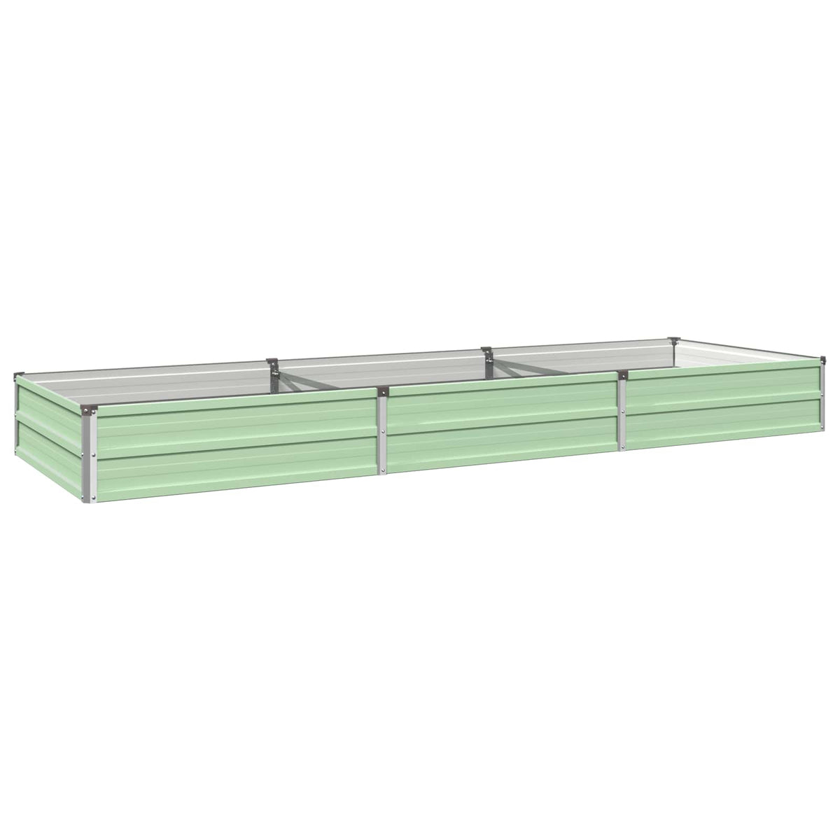 Verhoogd Tuinbed Pastelgroen 240 x 80 x 24 cm koudgewalst staal