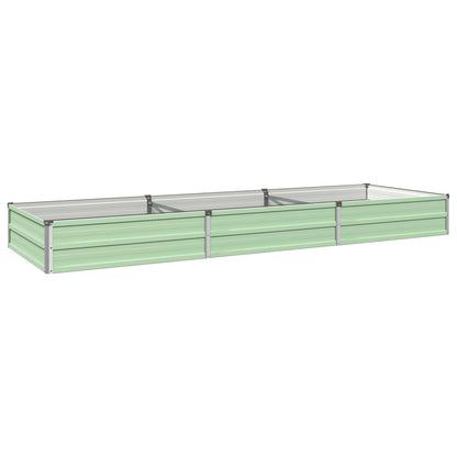 Verhoogd Tuinbed Pastelgroen 240 x 80 x 24 cm koudgewalst staal