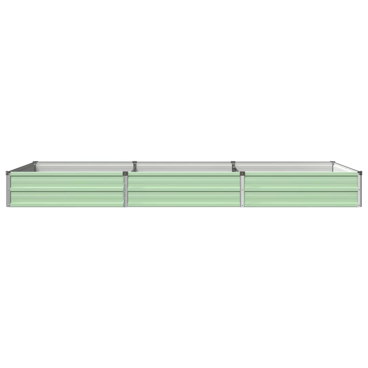 Verhoogd Tuinbed Pastelgroen 240 x 80 x 24 cm koudgewalst staal