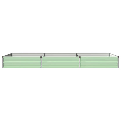 Verhoogd Tuinbed Pastelgroen 240 x 80 x 24 cm koudgewalst staal