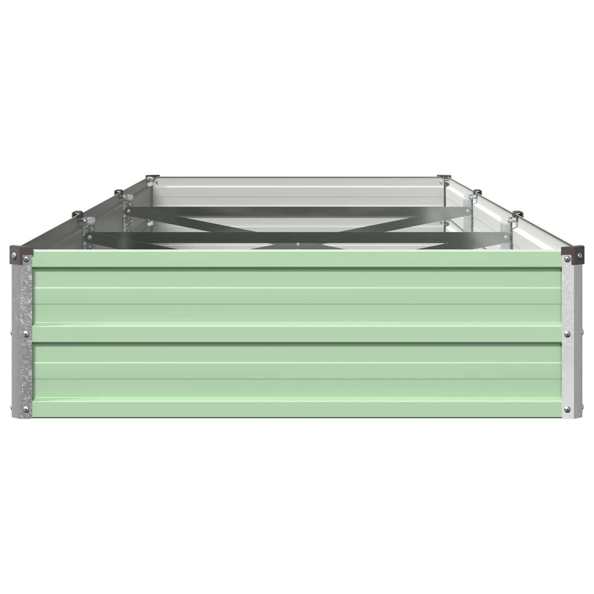 Verhoogd Tuinbed Pastelgroen 240 x 80 x 24 cm koudgewalst staal
